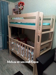 Кровать с нижним спальным местом для новорожденного